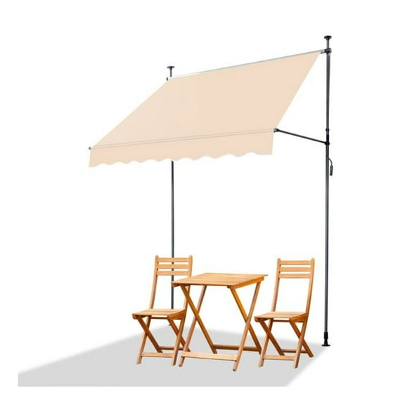 78.7"D x 47.2"W x(78.7 -118.1)"H Retractable Awning as picture