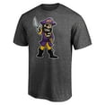 thumbnail image 2 of Men's Charcoal ECU Pirates PeeDee Mark T-Shirt, 2 of 3