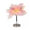 thumbnail image 1 of Lámpara de Mesa CM-TOP Lámpara de Plumas de Avestruz Rosa 28 * 30 CM, 1 of 3