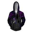 thumbnail image 3 of Sudadera con capucha informal de otoño para hombre, sudadera con capucha con estampado de calavera y serpiente, sudadera holgada con capucha, ropa urbana gótica para hombre, 3 of 4