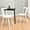 White, variant on Duhome Dining Chairs Set of 2 Wood Dining Room Chair Windsor Chair for Kitchen, Farmhouse Chairs Slat Back, Black