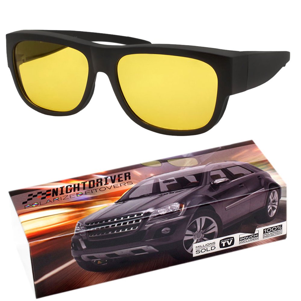 Suncrush Night Driving Polarized Fitover Sunglasses Unisex Glasses