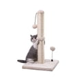 thumbnail image 1 of Mecool - Rascador para gatos con bola para colgar (55,88 cm, para gatito, beige), 1 of 5