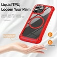 thumbnail image 5 of for iPhone 15 Case Magnetic Phone Case Mag-Safe Charging Support, TPU Bumper Hard PC Backplane Light Fit Shockproof Protective Case Cover for iPhone 15 Men Women Girls, Red, 5 of 9