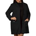 thumbnail image 5 of Panda Uniform by HeedFit Women Custom Lab Coat for Doctors M Black, 5 of 8