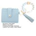 thumbnail image 2 of Litie Women Wristlet Wallet Bracelet Keychain,Faux Leather Card Pocket Holder Purse Tassel Keychain Bangle, 2 of 3
