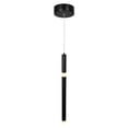 thumbnail image 5 of CWI Lighting Flute 1 Light Contemporary Metal LED Pendant in Black, 5 of 5