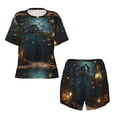 thumbnail image 4 of Lsque Magical Library Butterfly Night Women's Short-Sleeved Pajama Set - 2 Piece Soft and Lightweight Sleepwear Set-XX-Large, 4 of 9