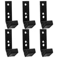 thumbnail image 1 of AURARMLET 6Pcs Rack Mounted Barbell Storage Black PC For Office Fitness Space, 1 of 8