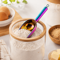 thumbnail image 2 of ABCISI Stainless Steel Ice Scoop, 9.8 Inch Rainbow Food Scoop with Thickened Mirror Finish, Multipurpose Metal Shovel for Candy, Flour, Nuts, Popcorn, Coffee Beans, Kitchen Bar Party Wedding, 2 of 7