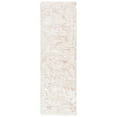 thumbnail image 4 of SAFAVIEH Paris Darwin Plush Polyester Shag Runner Rug, Ivory, 2'3" x 14', 4 of 9