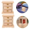 thumbnail image 3 of 2pcs Nightstands Night Stand Furniture Bed Table Decor, 3 of 5