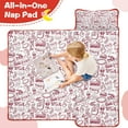 thumbnail image 4 of Red Football Event Elements Pattern Toddler Nap Mats for Kids Preschool,Sleeping Mat Bag or Kids,Toddler Sleeping Bag,Toddler Nap Mat or Daycare, 4 of 6