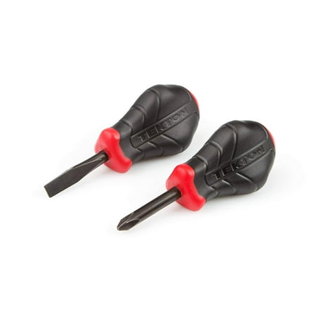 26751 Slotted and Phillips Stubby Screwdriver Set, 2-Piece, Unique and compact three-sided handles give you the leverage for maximum torque in tight spaces By