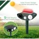 thumbnail image 5 of Ahuyentador de pájaros, ahuyentador de gatos verde, ahuyentador de animales con energía solar, ahuyentador ultrasónico, ahuyentador exterior impermeable con sensor de movimiento y luz intermitente para perros de granja, pájaros, zorros. oso de fresa Electrónica, 5 of 5