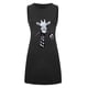 thumbnail image 3 of ICHUANYI Clearance Fashion Womens Pocket Printing Sleeveless Casual Nightdress Dresses(Black, XXL) ICHUANYI WER2023081006487, 3 of 5