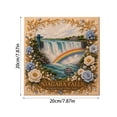 thumbnail image 2 of Timeless American Destinations Pearl Art Kit, 3D Beaded Wall Art Create sparkling U.S. landmark wall art with pearls, printed canvas and tools for an easy, relaxing adult craft., 7.87in, 2 of 6