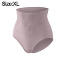 thumbnail image 2 of Women's high waisted belly tightening and hip lifting graphene underwear for tightening and shaping (bean sand color), 2 of 5