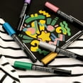 thumbnail image 6 of Royal & Langnickel Chalk Marker, 2.0mm Tips, Metallic Colors, 6 Pack, 6 of 7