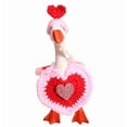 thumbnail image 6 of Holiday Porch Goose Outfits Valentine St. Patrick Easter Summer 4Th Of July Fall Halloween Christmas Lawn Porch Goose Clothing For Desktop Statues Patio Yard Lawn Decor Home Table (7 Inch), 6 of 6