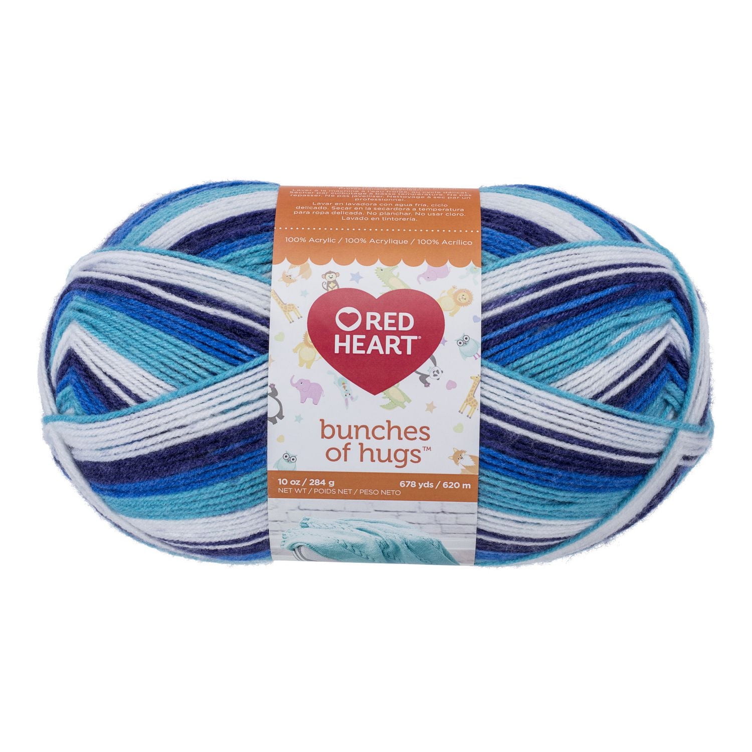 Red Heart® Bunches of Hugs™ Yarn, Acrylic #4 Medium, 14oz/397g
