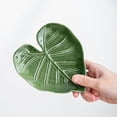 thumbnail image 4 of Ceramic Spoon Rest for Stove Top, Clearance, Leaf Spoon Rest for Kitchen Counter, Utensil Spoon Holder for Cooking, Modern Farmhouse Kitchen Decor, 4 of 8