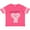 Football Pink and White, variant on Inktastic Aditi My Papa Loves Me Pink Elephant Beautiful Girls Toddler T-Shirt