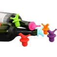 thumbnail image 3 of Tapón para botella de vino Little Bird, bonito, divertido, decorativo, colores surtidos, juego de 6, 3 of 4