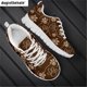 thumbnail image 1 of Doginthehole - Zapatillas de deporte para mujer con estampado de pata de perro, informales, transpirables, con cordones, planas, 1 of 6