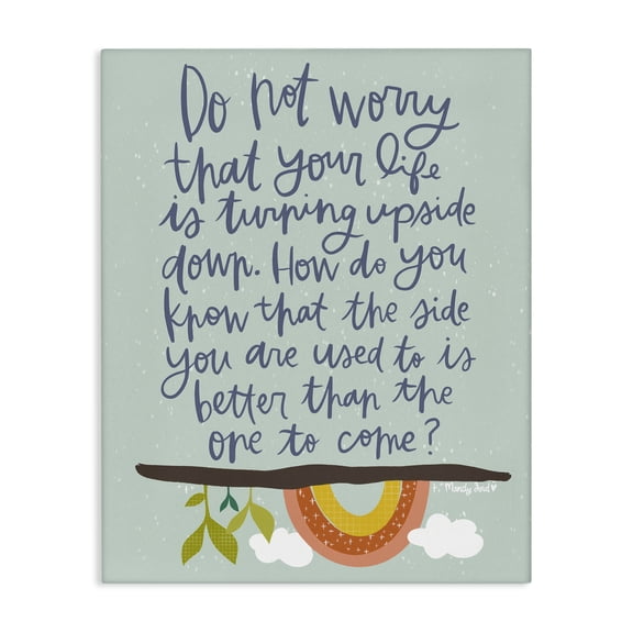 Stupell Industries Hopeful Encouraging Phrase Quotes and Sayings Painting Wrapped Canvas Canvas Art Print Wall Art, 16 x 20