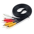 thumbnail image 3 of axGear RCA Composite Cable AV Video Audio Wire M/M 6Ft 1.8M, 3 of 3