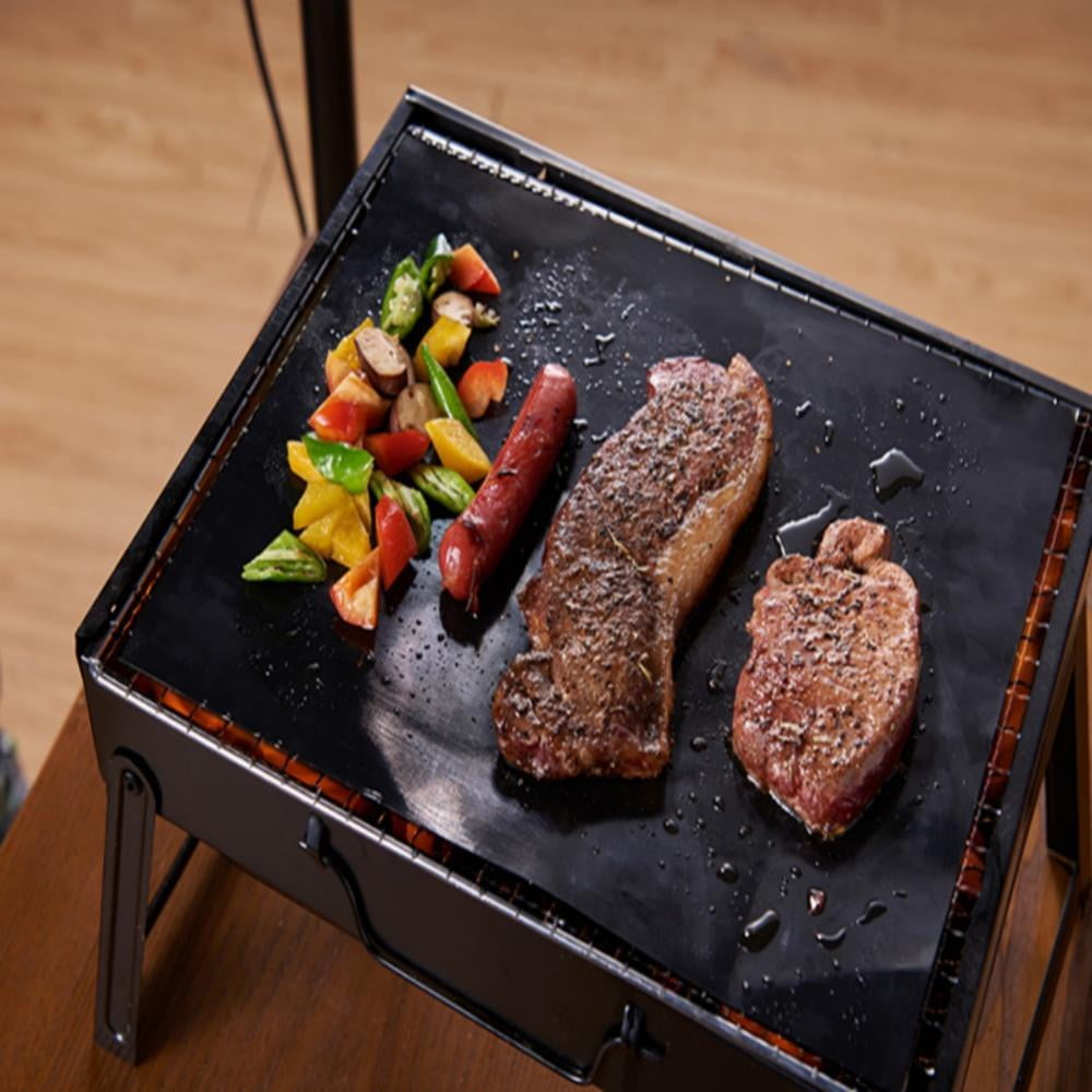 Heavy Duty BBQ Grill Mats Non Stick, Reusable, and Easy to Clean Barbecue Grilling Accessories