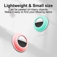 thumbnail image 4 of Case Compatible with Apple Airtags Case Air Tag Holder Cover Airtag Sticker Stick on Adhesive Mount Silicone for Tv Remote Car Air Tags Case 4 Pack(Luminous/Mint Green/Yellow/Pink), 4 of 6