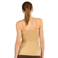 thumbnail image 2 of MOPAS Tank Top - Women's Seamless Nylon Camisole Tank Top - Beige, 2 of 3