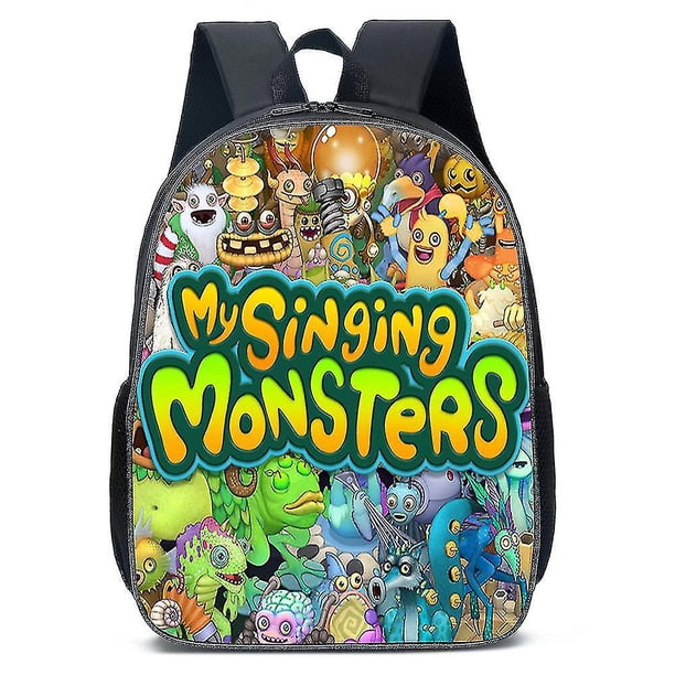 My Singing Monsters Printed Backpack School Bag Outdoor Travel Rucksack ...