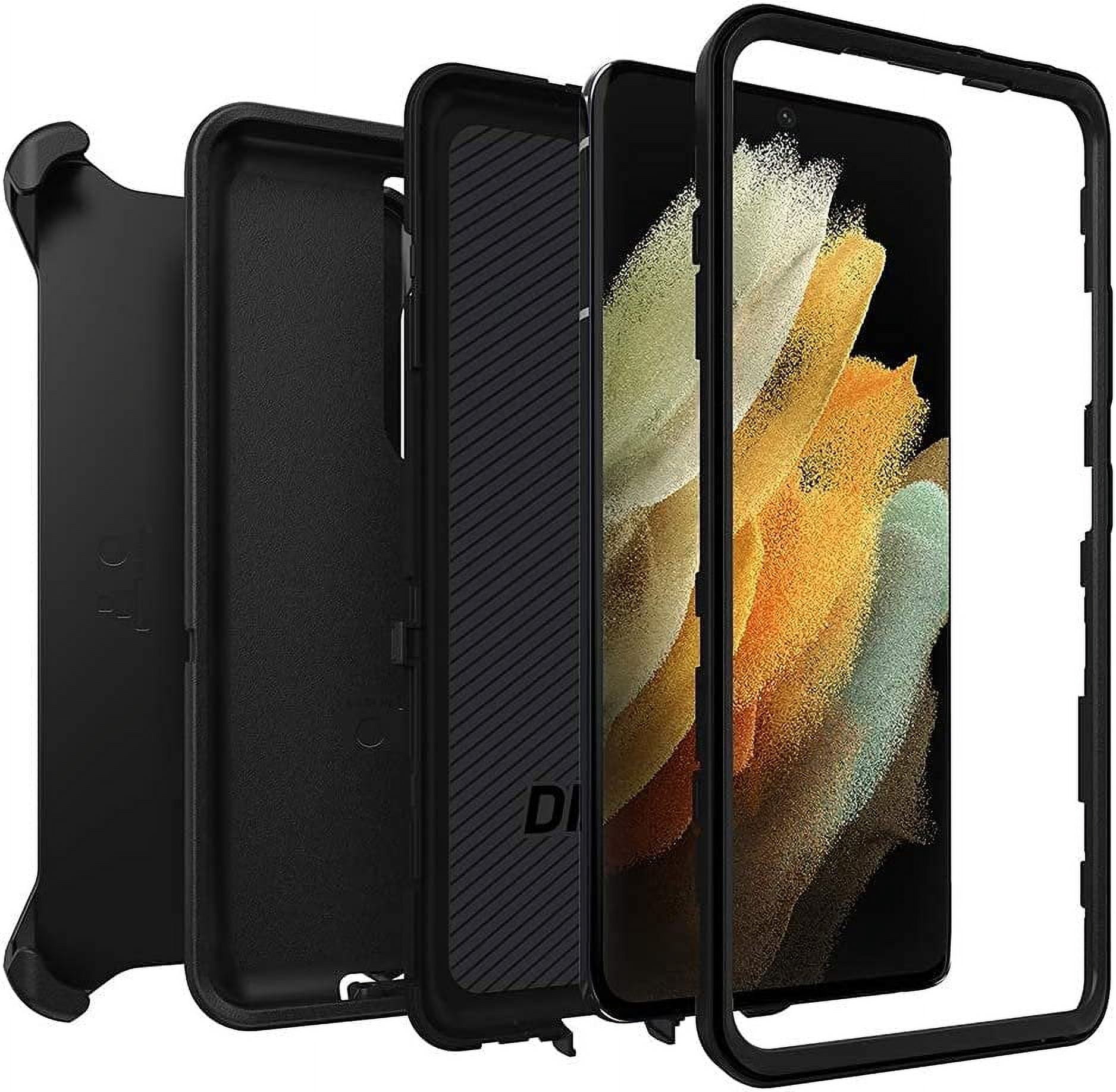OtterBox DEFENDER SERIES SCREENLESS Case Case for Galaxy S21 Ultra 5G ONLY - DOES NOT FIT Non-Plus or Plus Sizes - BLACK
