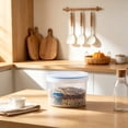 thumbnail image 5 of Fufafayo Plastic Airtight Storage Jars, Multipurpose Kitchen Sealed Containers, Grain Cereal Storage Canisters, Reusable Food Storage Pots for Powdered Milk, 5 of 6