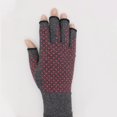 thumbnail image 1 of Guantes de compresión antideslizantes de medio dedo para entrenamiento de articulaciones, rehabilitación, deportes al aire libre, guantes de entrenamiento de fitness, 1 of 6