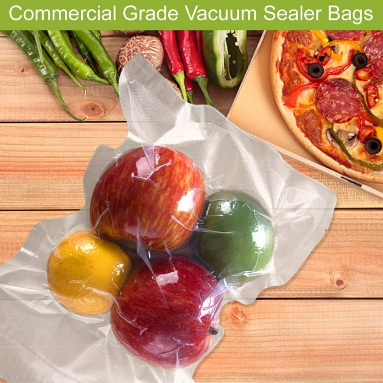 200 Count Food Vacuum Sealer Bags 8 X 12 BPA Free Sous Vide Bags Compatible  With All Vac Machines Food Saver Seal a Meal Westo Storage Bags 