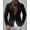 Black, variant on Men's Sheer Striped Single-Breasted Blazer, Notch Lapel Contrast Stripe Slim Fit Suit Jacket for Parties, Fashion Events & Avant-Garde Styling