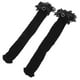 thumbnail image 3 of Calf Socks with Bow Ties Mid Tube Socks for Teens and Girls Black Lace and Cotton Material Daily Use 1 Pair, 3 of 5