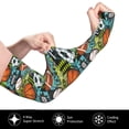thumbnail image 3 of Bingfone Farmers Gardening Sleeves Sun Protection Arm Cooling Sleeves for Women Men with Thumb Hole - Balls, 3 of 8