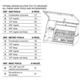 thumbnail image 3 of Montezuma XL450B Triangle Toolbox, 36 X 17 Inch, Steel, Black, 3 of 16