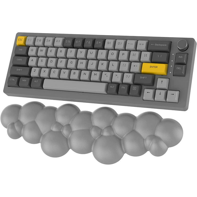 Gaming Keyboard Wrist Rest Pad,Memory Foam Keyboard Palm Rest, Ergonomic  Hand Rest,Wrist Rest for Computer Keyboard,Laptop,Mac,Lightweight for Easy