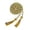 Gold, variant on Graduation Cords Blue and Gold Braided Tassel Honor Cord Set for Commencement Academic Regalia 67 Inch Full Length Polyester Fiber Graduation Party Supplies and Photo Props