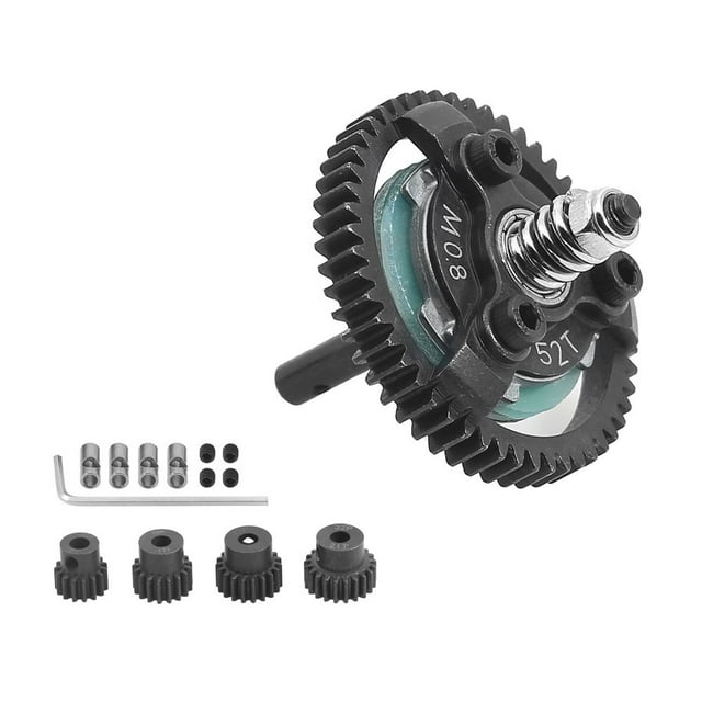 MesaSe Ensemble de Vitesses RC pour TRAXXAS 1/10 SLASH 2WD Voiture RC 0.8m