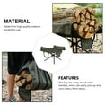 thumbnail image 3 of OULII 1 Ensemble de Rangement pour Bois de Chauffage Toile Design Simple pour Propriétaires, 3 of 8