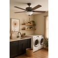thumbnail image 2 of 52 Inch 5 Blade Ceiling Fan-Matte Black Finish Hinkley Lighting 903352Fmb-Lia, 2 of 22