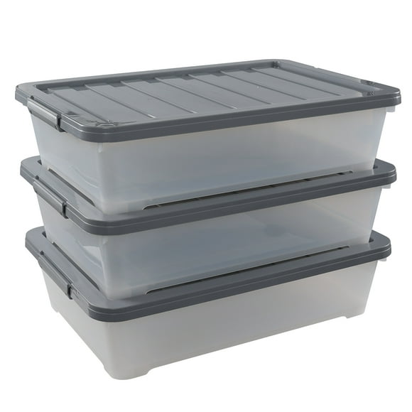 Shallow Underbed Storage Containers