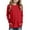Red, variant on Teen Tshirts for Girls Black Girls Long Sleeve T Shirts with Pockets Girls Basic Crewneck Tops Fall Clothes Boy Shirts Size 11-12 Years